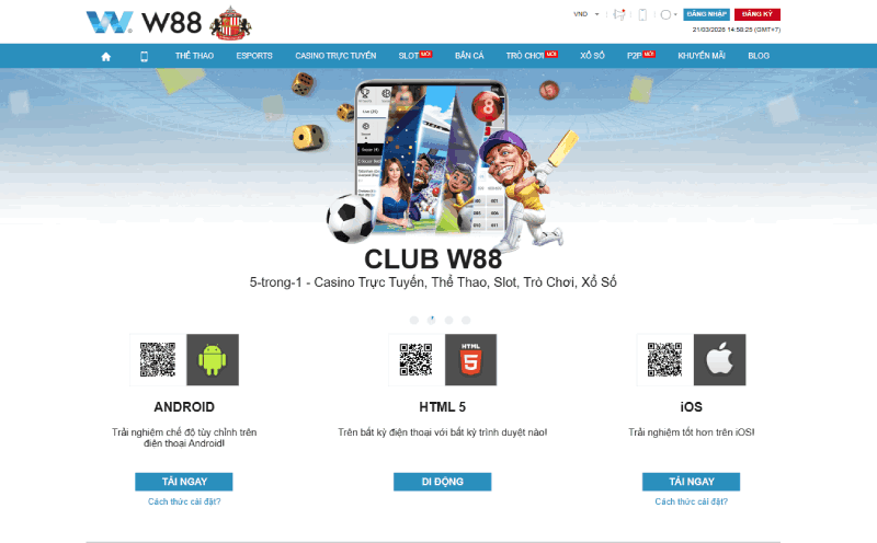 Chọn phiên bản app W88 phù hợp với hệ điều hành Android hoặc iOS